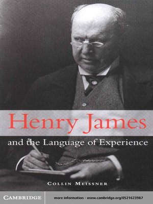 cover image of Henry James and the Language of Experience